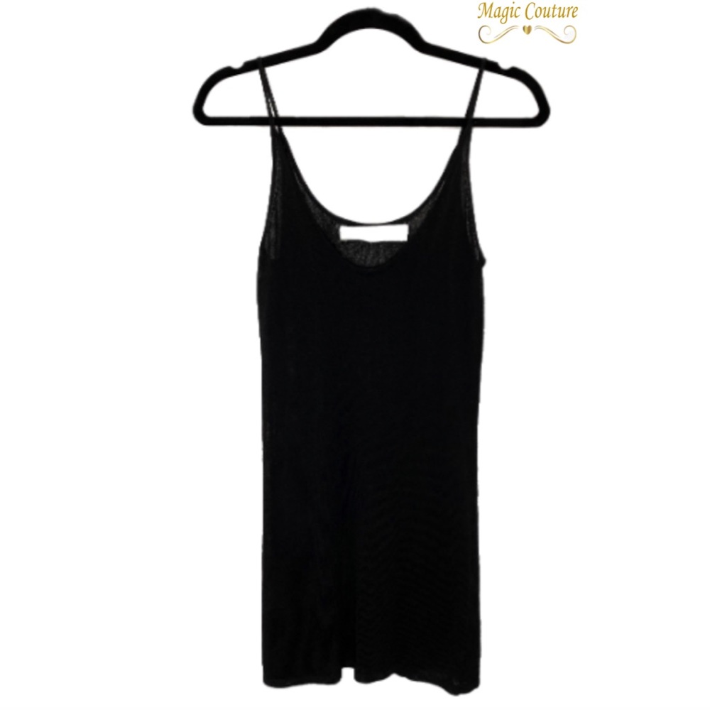 Malandrino Slinky Sheer Dressy Tank🖤🖤🖤